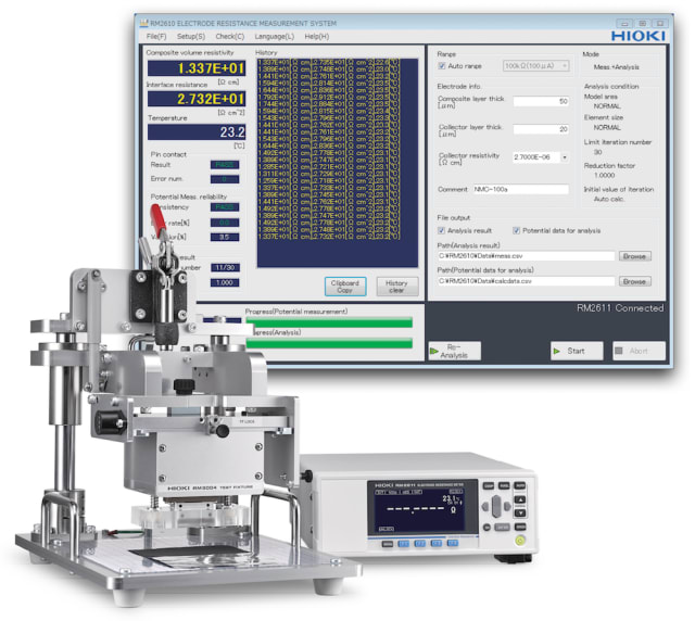 RM2610 measurement system. (Image courtesy of Hioki.)