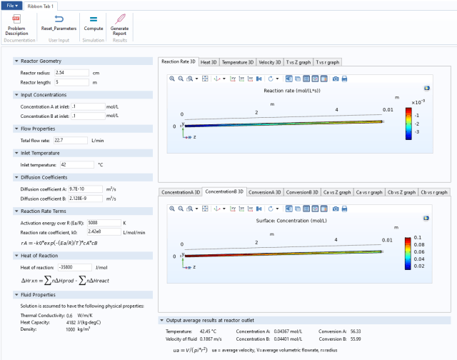 An app was created from the COMSOL multiphysics program that can be used on any computer without the COMSOL software being loaded. (Picture courtesy of Halkias.)