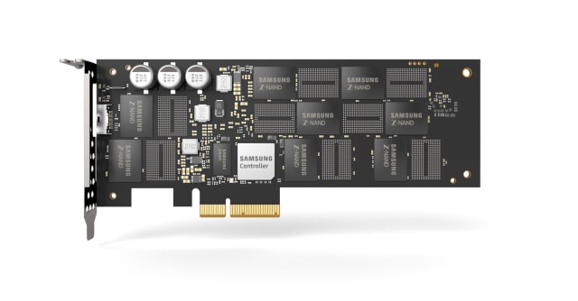 The Samsung SZ985 Z-SSD. (Image courtesy of Samsung.)