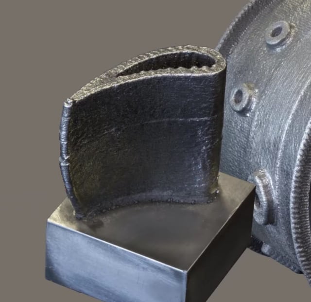 Sample 3D prints from DM3D's metal process exhibiting some coarse surface quality. (Image courtesy of Fabbaloo.)
