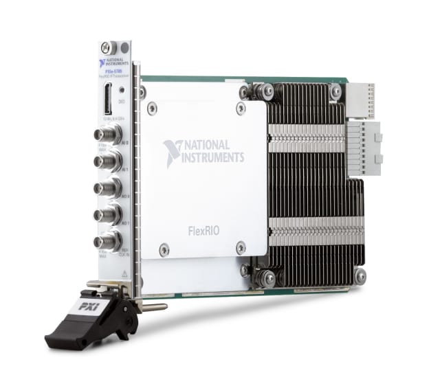 PXIe-5785 FlexRIO transceiver. (Image courtesy of National Instruments.)