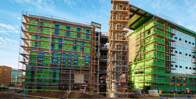 One of the LACCD's new building projects, the East Los Angeles College Student Success & Retention Building. Reportedly, the district has already saved $12 million on construction because of their new BIM requirements. (Photo courtesy of BuildLACCD.)