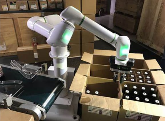 The success of Universal Robots has inspired more than 40 robot manufacturers to add cobots to their product lines. (Image courtesy of Universal Robots.)