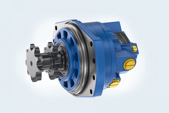MCR-S radial piston motor. (Image courtesy of Rexroth.)