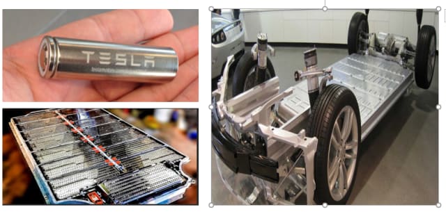 8256 cells are packed into 516 modules to produce the Tesla 100KWH battery.