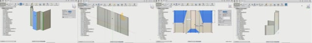 A design can be viewed and modeled in either its folded or unfolded state, with changes being made in either affecting the other. (Image courtesy of Autodesk.)