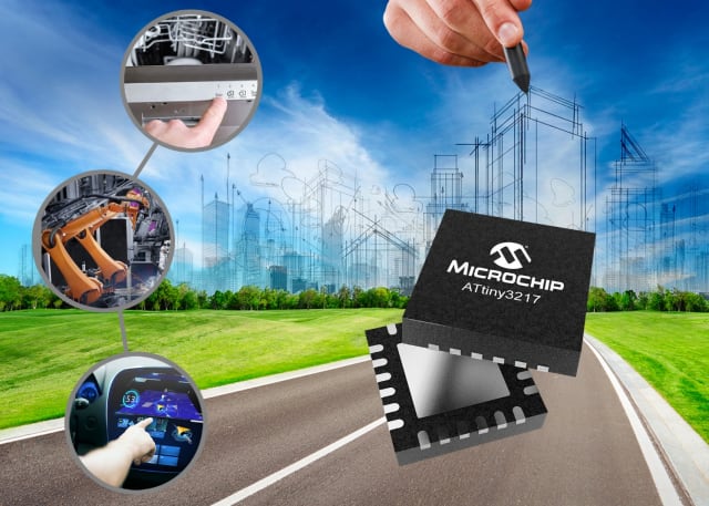 tinyAVR MCU series. (Image courtesy of Microchip.)