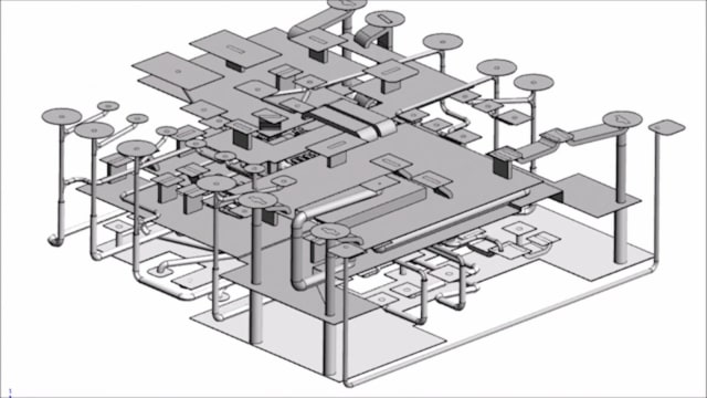 An AME circuit design, not Tron concept art. Source: 3DEXPERIENCE World 2023.