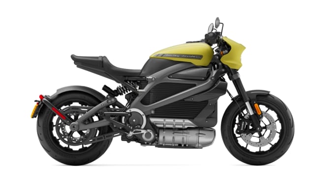That’s a Harley? The Harley-Davidson LiveWire electric motorbike. (Picture courtesy of Harley-Davidson.)