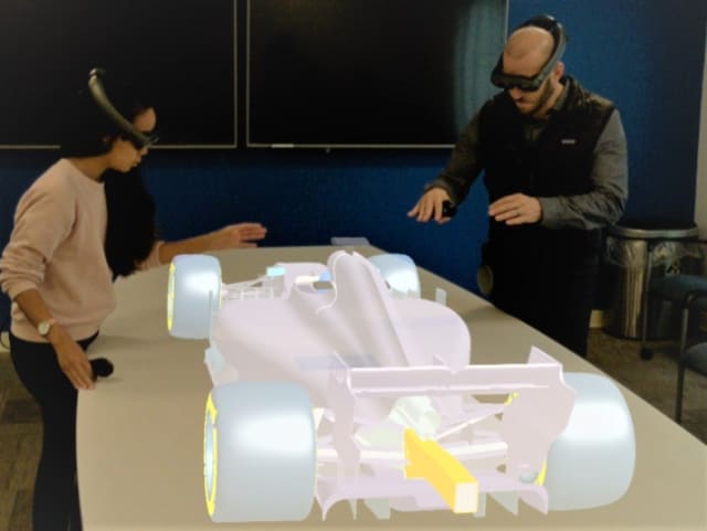 Figure 4. Onshape in Magic Leap. (Image courtesy of Onshape.)