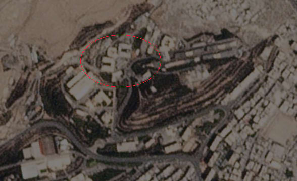 Bazrah Research Center in Damascus before missile strikes. (Image courtesy of CNN.)