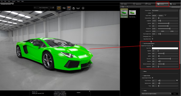 SOLIDWORKS Visualize is mutable in terms of using CPU cores, CUDA cores (on NVIDIA GPUs), or a hybrid that users run of just a single GPU or multiple GPUs. With an NVIDIA Quadro P2000 installed in the APEXX BOXX SE, SOLIDWORKS Visualize will work well with simple and complex assemblies, though extremely large and complex assemblies may push beyond the capability of the GPU and cause the system to revert to using the CPU, which is much slower at rendering. (Image courtesy of Dassault Systèmes.)