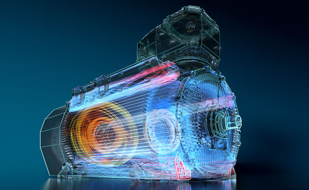 Simotics HV C air-cooled range. (Image courtesy of Siemens.)
