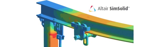 Altair acquired SimSolid, and now claims to be as revolutionary a solver as ANSYS Discovery Live. (Image courtesy of Altair.)