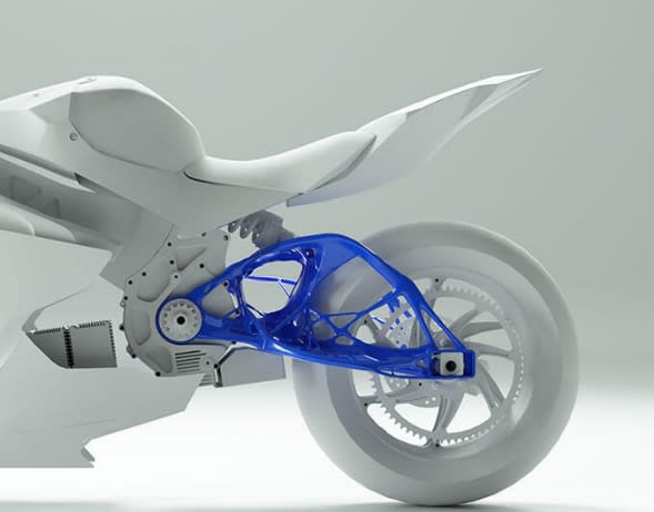 Now for the 1001st time. Previous 3D print poster projects: GM’s seat belt bracket, GE’s fuel nozzle, Lightning Motorcycle’s swing arm. (Pictures courtesy of Wired, GE, Autodesk.)