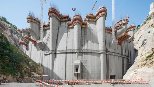 The Foz Tua Dam. (Image courtesy of PERI Group.)