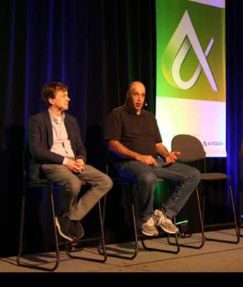 Jeff Kowalski, CTOof Autodesk, at Carl’s right during Autodesk University 2015, will remain in his position.