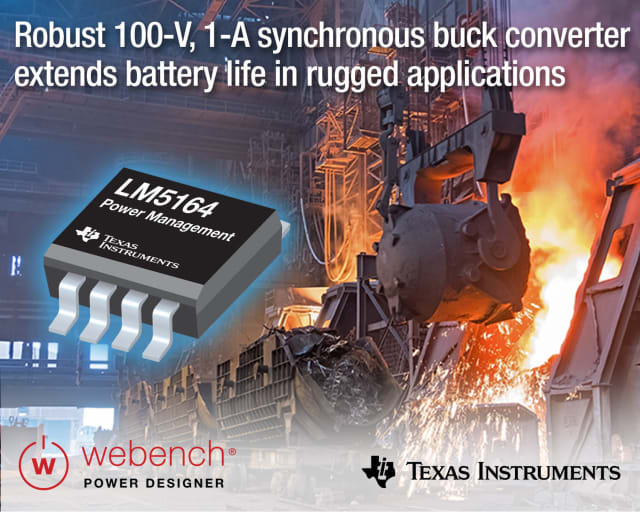 LM5164 synchronous buck converter. (Image courtesy of Texas Instruments.)