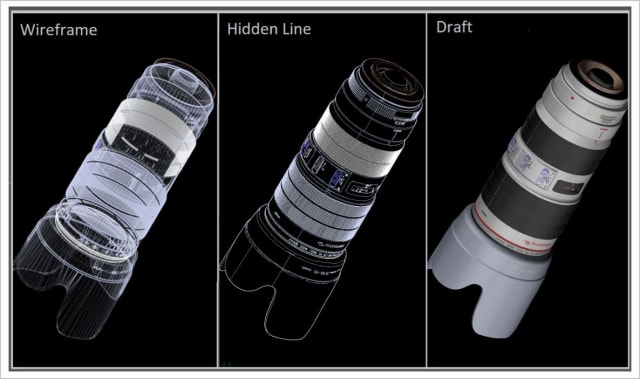 Color, texture, transparency map and bump maps rendered with LightWorks or RedSDK can be imported into TurboCAD 2021. (Picture courtesy of IMSI.)