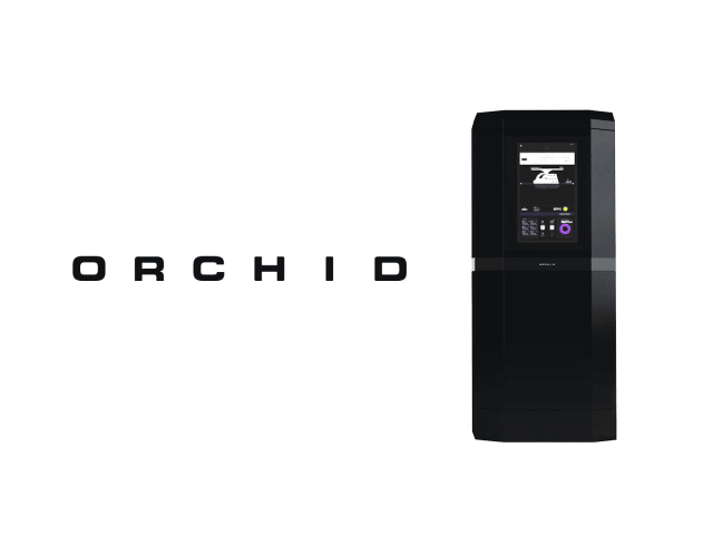 The Orchid 3D printer has a build volume of 14 in (355 mm) x 12 in (304 mm) x 8 in (203 mm) and a vertical speed of 14.2 in/hr (36 cm/hr). (Image courtesy of Collider.)