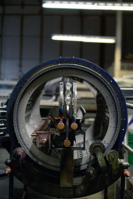 One of PMT’s metallizing rigs.