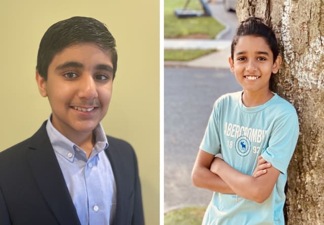 Ansh Sehgal (left) and Avi Patel (right). (Images courtesy of Ansh Sehgal and Avi Patel.)