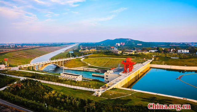 The Taocha Canal Headwork, part of the central route of the South-to-North Water Diversion Project.