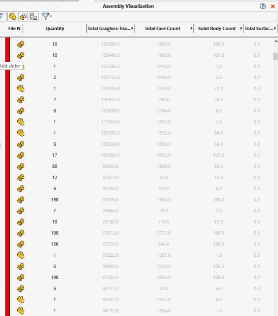 Figure 12 - Assembly Visualization Report