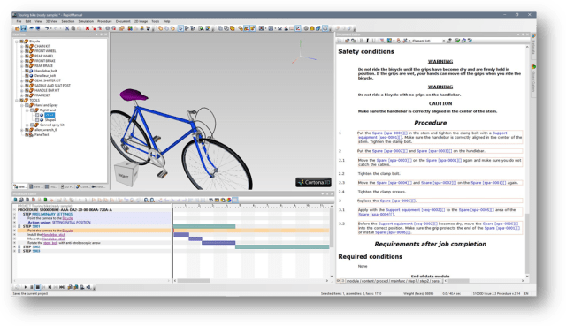 Figure 12. S1000D standard PCT applicability information example on a bike project.