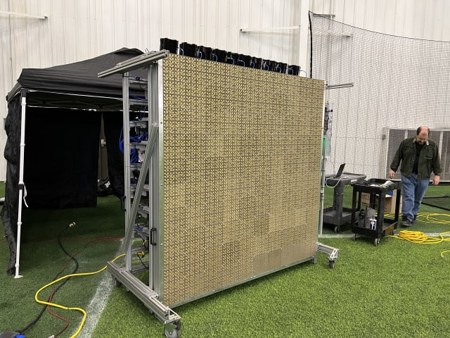 Virtus Solis’ demonstration transmitter in 2023. (Image: Virtus Solis.)