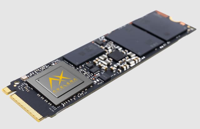 The Axelera AI M.2 module, Axelera’s solution to AI acceleration at the edge. (Source: Axelera.)