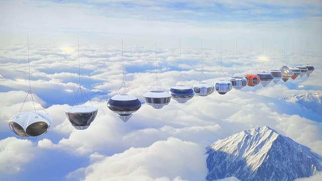 Some of the initial design options for the Neptune capsule. (Image: Space Perspective.)