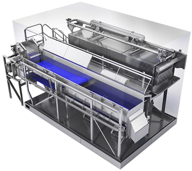 Since JBT’s/Frigoscandias first installed FLoFREEZE back in 1962, millions of tons of fresh food products have been successfully and profitably frozen on FLoFREEZE fluidized bed linear freezers. The equipment provides true fluidization, using a patented air flow system that separates and freezes the most delicate products, while simultaneously fulfilling the industry’s toughest requirements. Generally, a lot has changed in terms of product realization of these production units. The innovation journey is an ongoing process and right now JBT is moving away from the image of a distinct mechanical industry to instead develop solutions where the mechanical content decreases and electronics, sensors, software, IoT control and predictive maintenance increase radically.