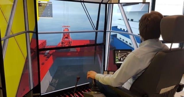 A COMPLETE DIGITAL TWIN. The Austrian crane giant Liebherr has built a complete digital twin/3D model of a harbor crane and the surrounding environment. The solution is based on simulation developer Mevea’s solutions for digital twins. The graphics are excellent, and all crane controls, dynamics and joysticks provide real-time results, including the oscillations that occur if the movements are too fast. “Through this so-called Smart Grip system, we have now optimized the cargo loading and managed to increase the number of tons per hour to 600. Through a screen, a number of values ​​are displayed during each lift cycle, with details showing what the lift looks like and what values ​​can be improved relative to the performance limits of the crane,” Liebherr's Christian Schneider (pictured) tells PLM & ERP News.