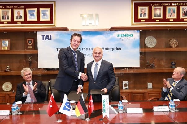Leveraging a Complete Digital Twin. In mid-2018, Turkish Aerospace Industries (TAI) signed a $1 billion contract with Siemens extending the partnership for an additional 11 years. It is one example of Siemens’ growing role in the A&D segment. Since then, the Turkish company has implemented a wide variety of software from Siemens’ end-to-end digital innovation platform, including Teamcenter, NX CAD, Simcenter and Tecnomatix. “Using software from Siemens, we will be able to create a digital twin of our products and apply engineering simulations to these products,” said Temel Kotil (to the right, above), president and CEO of TAI. Turkey is by the way one of the participants in the J-35 project, which is a collaborative project between U.S. and international partners on three levels: 1) Great Britain; 2) Italy and the Netherlands; and 3) Canada, Turkey, Australia, Denmark and Norway. This is also an indication on the values Xcelerator can bring along in terms of distributed product development and manufacturing.