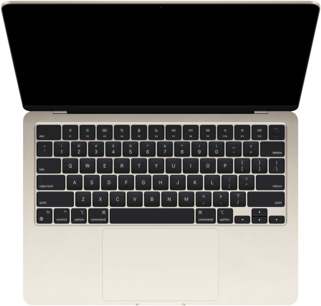 The new M2-powered MacBook Air. (Source: Apple.)