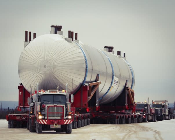 Mammoet is a global player in heavy lifting logistics and transport.