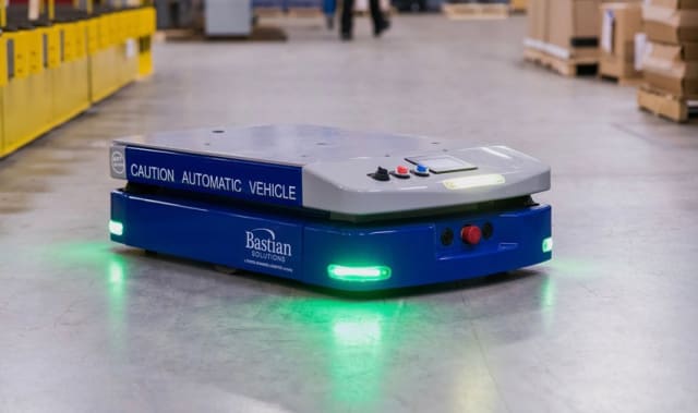 Bastian Solutions ML2 Mini Load AV guided cart. Image courtesy of Bastian.