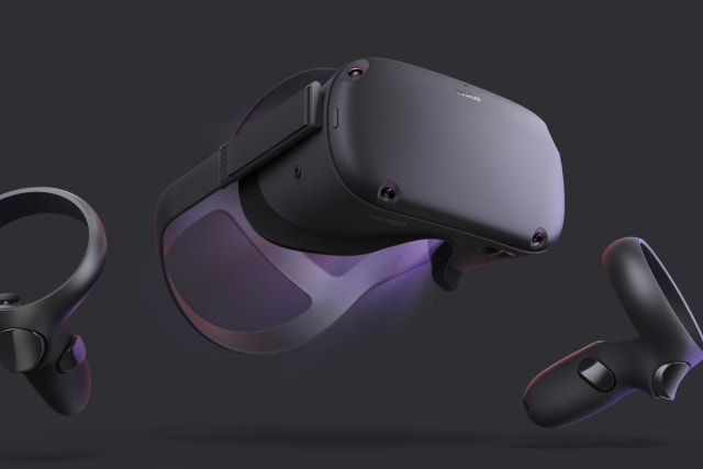 Facebook Technologies has produced untethered VR headsets like the Oculus Go, but recent reports indicate that the company has hired Samsung Electronics to create a chip for improving battery life of a secretive AR glasses project. (Image courtesy of Oculus/Facebook.)