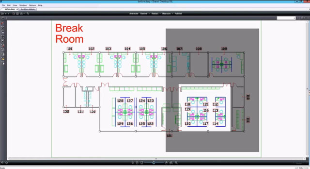 Adding a redaction window in Brava! (Image courtesy of OpenText.)