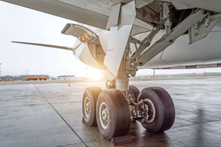 The 7000 series aluminum is commonly used for aviation components such as landing gear. (Image courtesy of Optomec.)