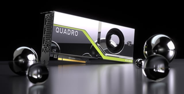 The NVIDIA Quadro RTX 8000. (Image courtesy of NVIDIA.)