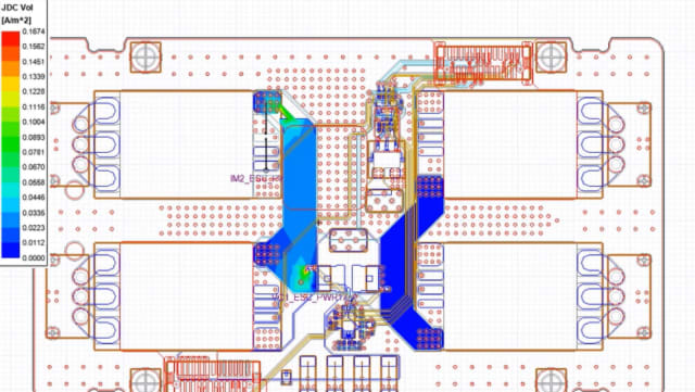 Having simulations and ECAD in one place saves time communicating varying power and voltage needs. (Image: Altium.)