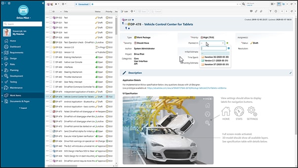 Siemens’ ALM solution Polarion has the fastest growth rate among Siemens PLM products. (Image courtesy of Siemens Digital Industries Software.)