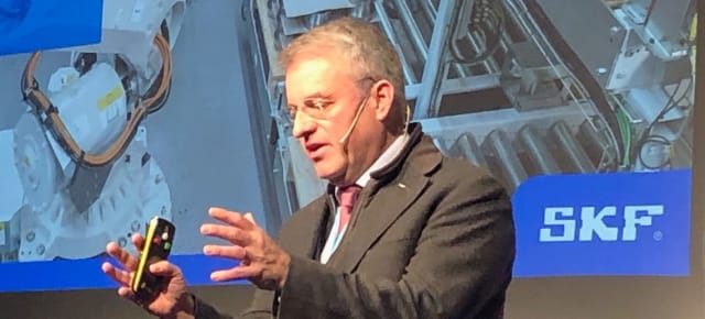 SKF's outgoing CEO, Alrik Danielsson, has been an inspiration to CTO Victoria Van Camp.