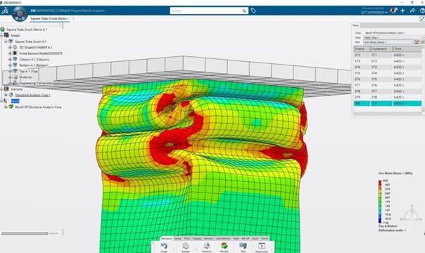 Import Of SOLIDWORKS Simulation Geometries. Today you can easily import SOLIDWORKS simulation geometries, model functions and simulation settings (including all previously defined loads, boundary conditions, mesh definitions and material properties) to Structural Professional Engineer. The solution was created within the framework of Dassault's high-end system, SIMULIA, and is now part of SIMULIAWorks’ portfolio of simulation solutions connected to the 3DEXPERIENCE platform. Changes made to SOLIDWORKS CAD models are automatically updated in Structural Professional Engineer, eliminating the need to redefine your simulation setting and saving a lot of time.