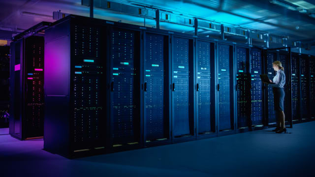 Modern high-speed communications center in a controlled environment. (Image courtesy of Harwin.)