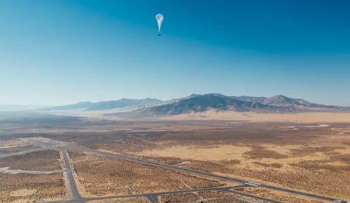 Loon’s inexpensive autonomous balloons provide Internet connectivity where traditional connectivity methods are too expensive or difficult to achieve. (Image courtesy of Loon.)