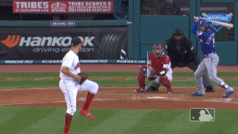 Trevor Bauer throws a classic 12-to-6 breaking ball for a strikeout. (Source: MLB.com.)