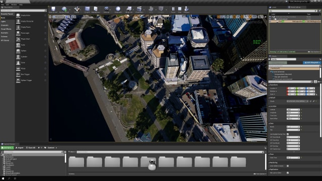 Building a digital twin in Unreal Engine. (Image courtesy of Buildmedia.)